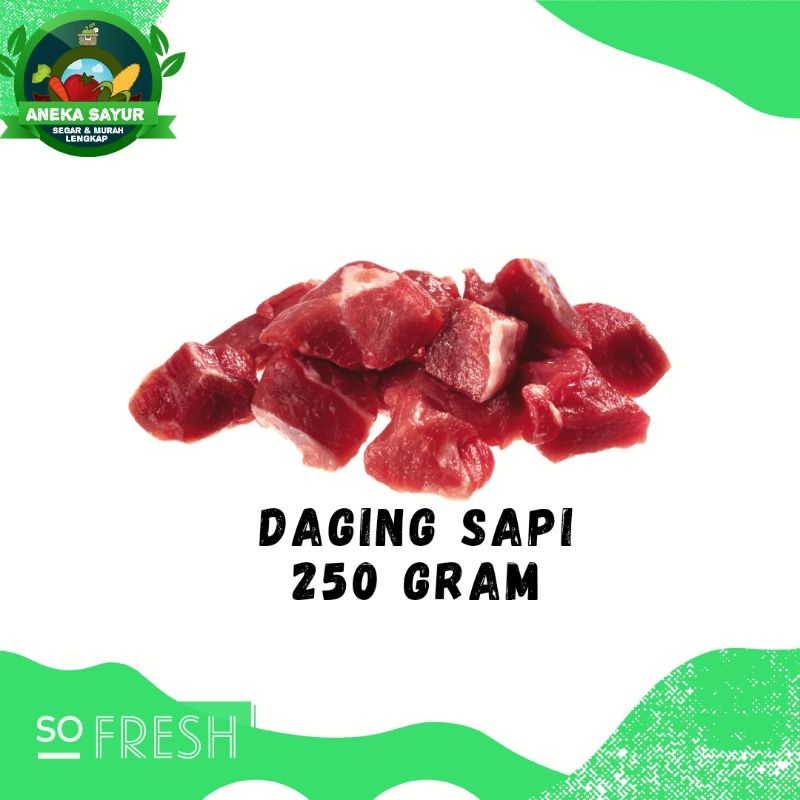 

Daging sapi 250 Gram