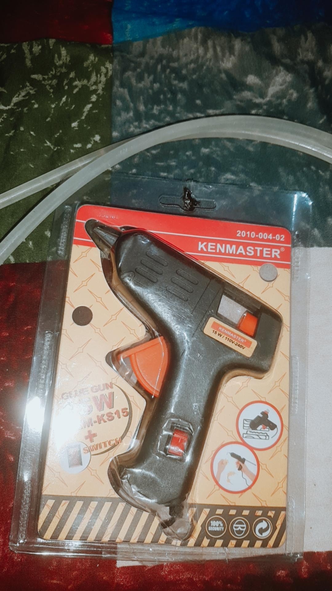 Lem Tembak Kenmaster 15 Watt Km-ks15 Tombol On Off Glue Gun