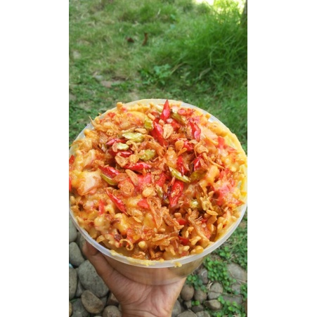 

Mie Lidi Sambel Uleg kemasan toples