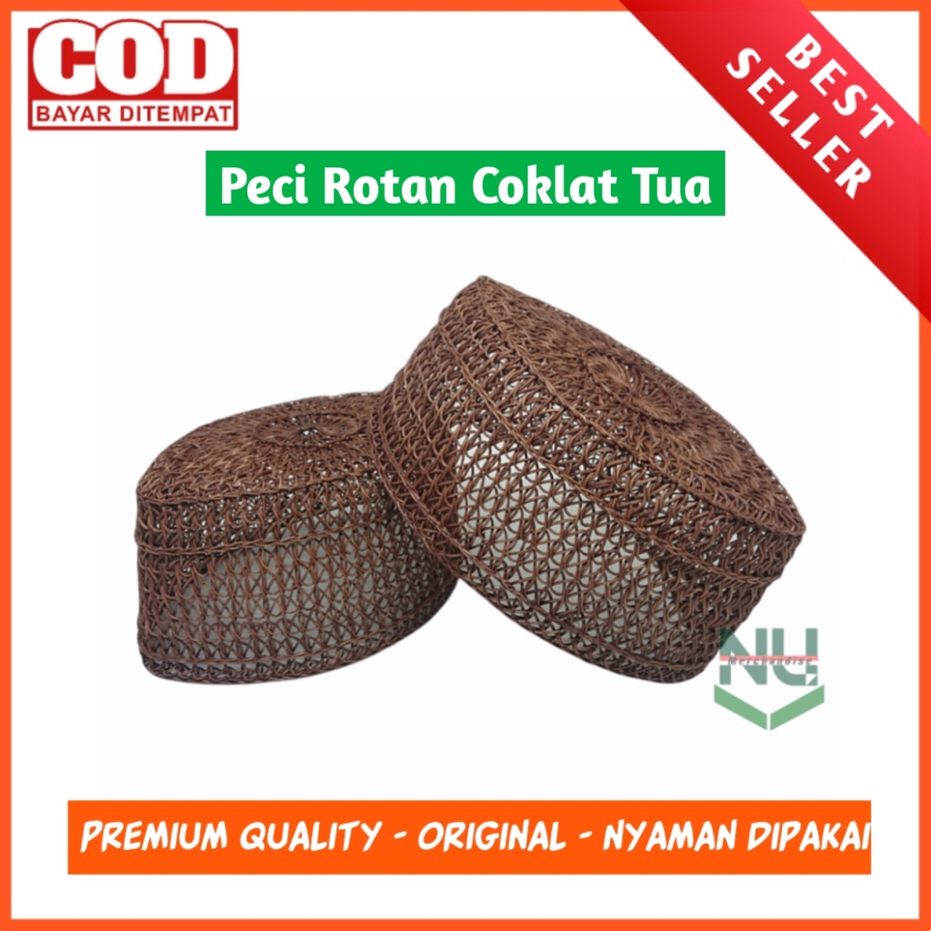 Peci Rotan, Peci Jaring, Peci Habib Bahar, Peci Rotan Kalimantan, Songkok Rotan, Kopyah Rotan