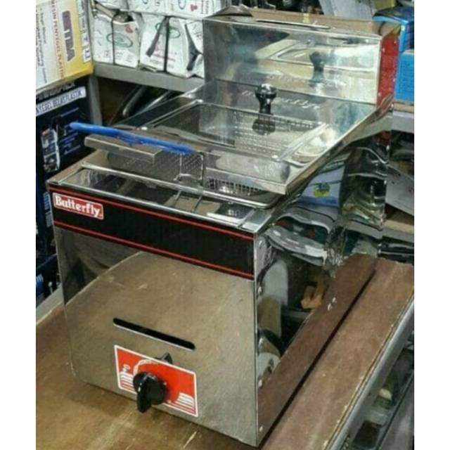 Kompor deep fryer gas stainless butterfly