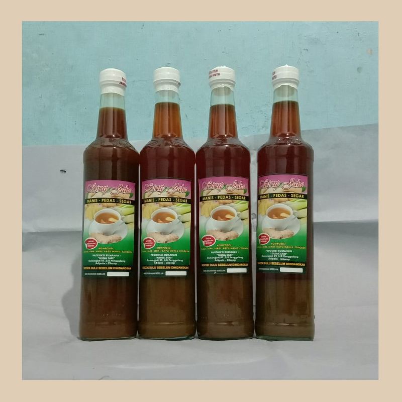 

SIRUP JAHE EMPRIT MANIS PEDAS SEGAR