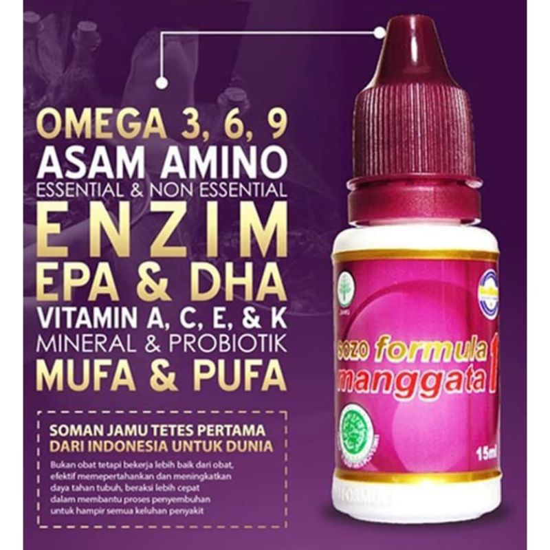 SOMAN 1 (SOZO FORMULA MANGGATA) 15 ML - ED 11/2024