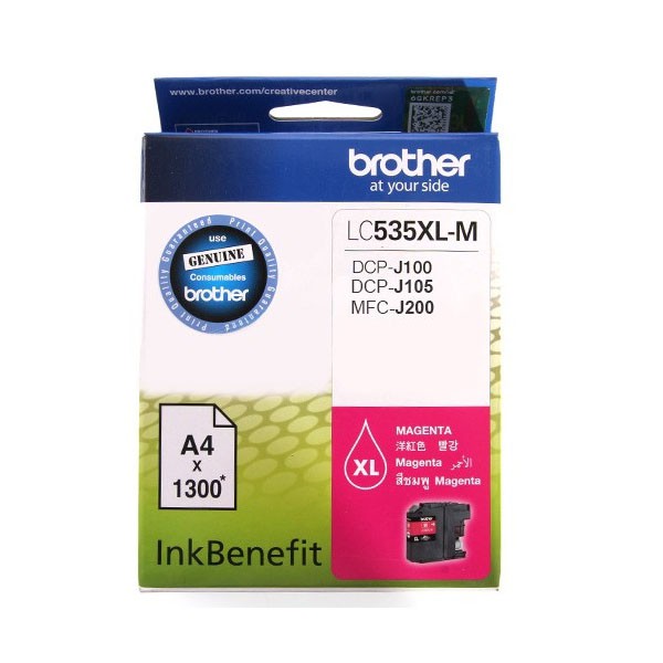 Cartridge Original Brother LC535XL Ink C/M/Y Tinta Brother LC 535