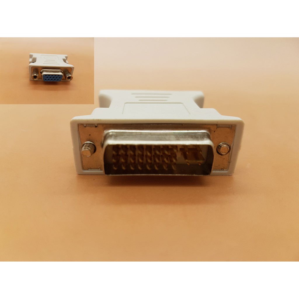 DVI 24+1 Pin Male to VGA 15Pin Female adapter
