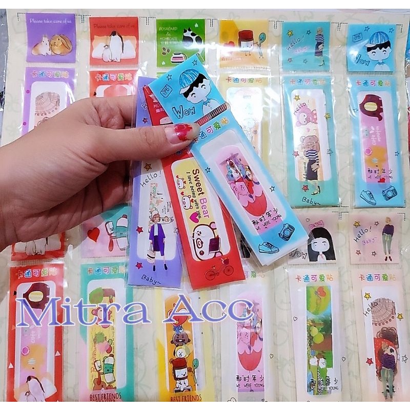 Plester Luka Karakter / Hansaplast Kids Plester anak Anti air Cartoon ( isi 5pcs)