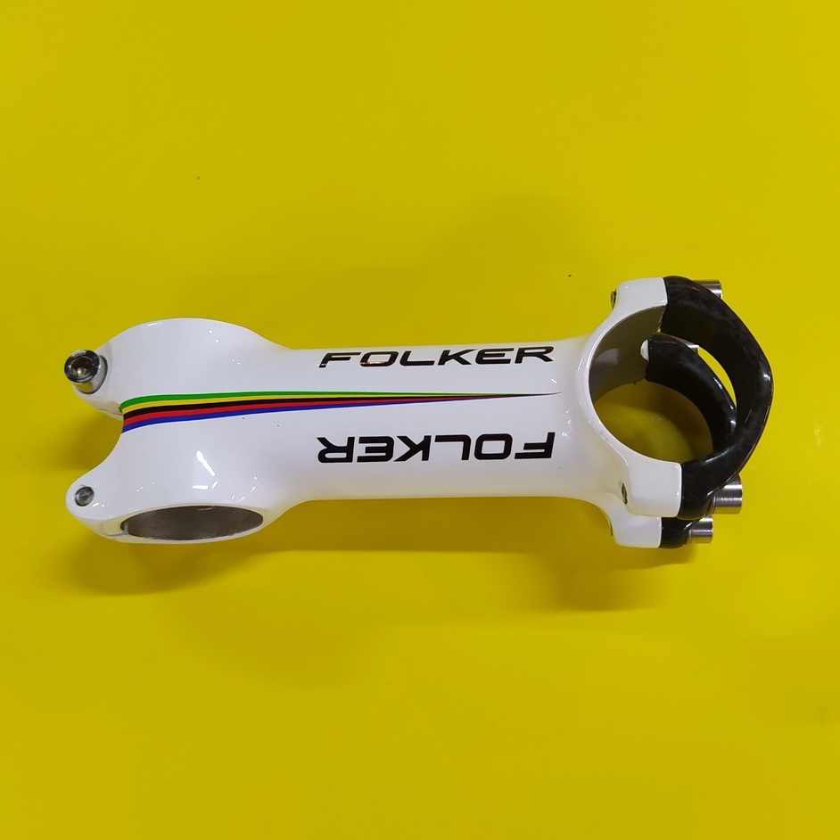 Stem Sepeda Folker WCS White Alloy Carbon Pjg 100mm not Venzo Dabomb Ritchey