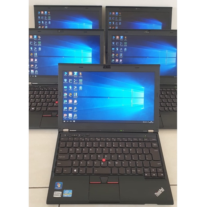 Laptop-Murah-Lenovo Thinkpad-X230-Corei5Gen3-Ram4G-HDD 320GB-SSD 128GB-SSD 256 GB-Kamera-DVD-Design-Gaming-Slim-Win10-Siap Pakai