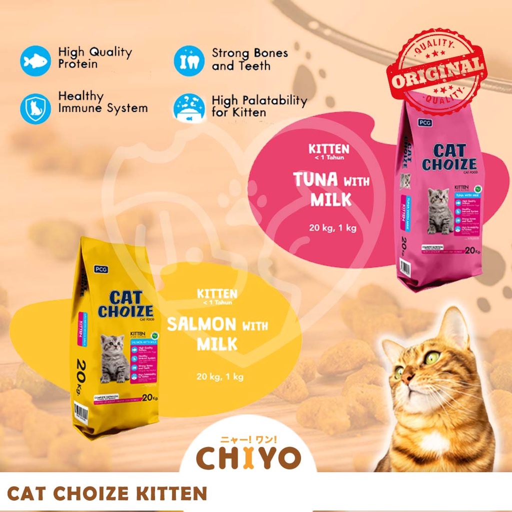 CAT CHOIZE KITTEN 20 KG [ MAKANAN KUCING ] CAT FOOD