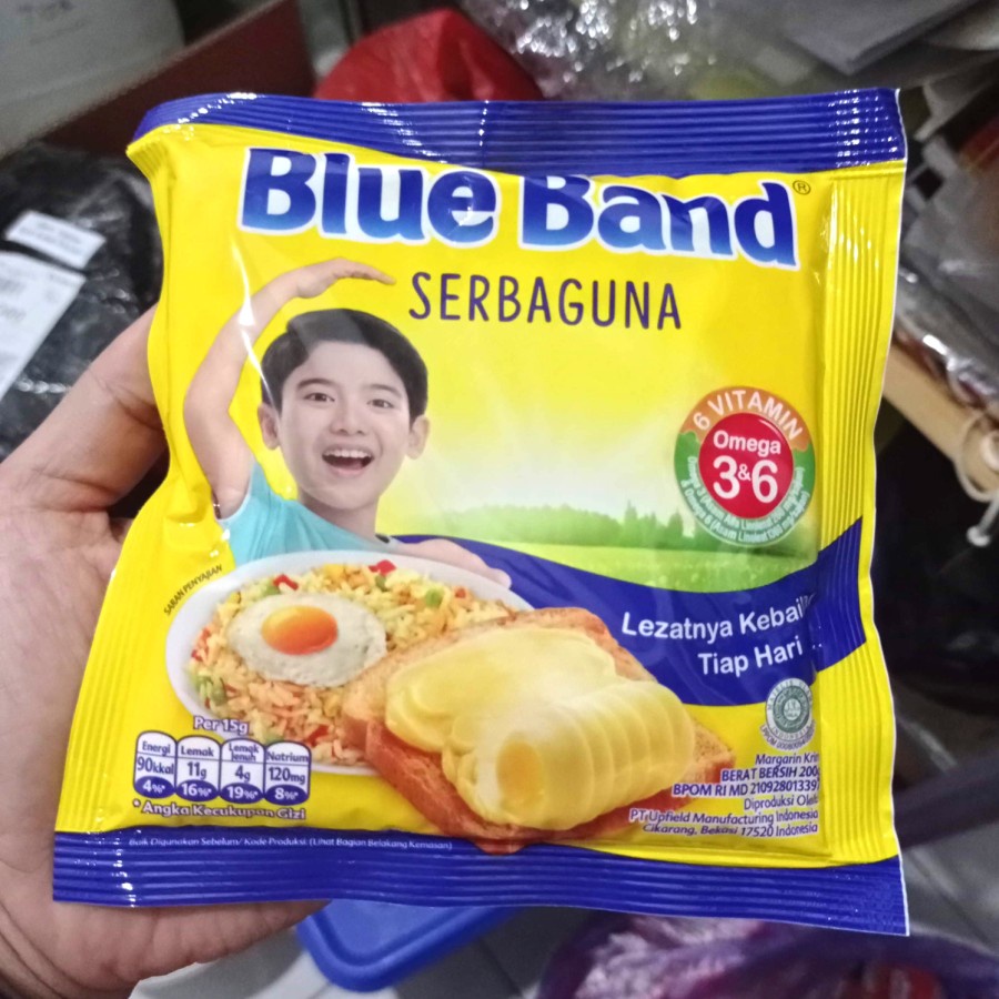 

mentega blue band blueband 200 gram sachet