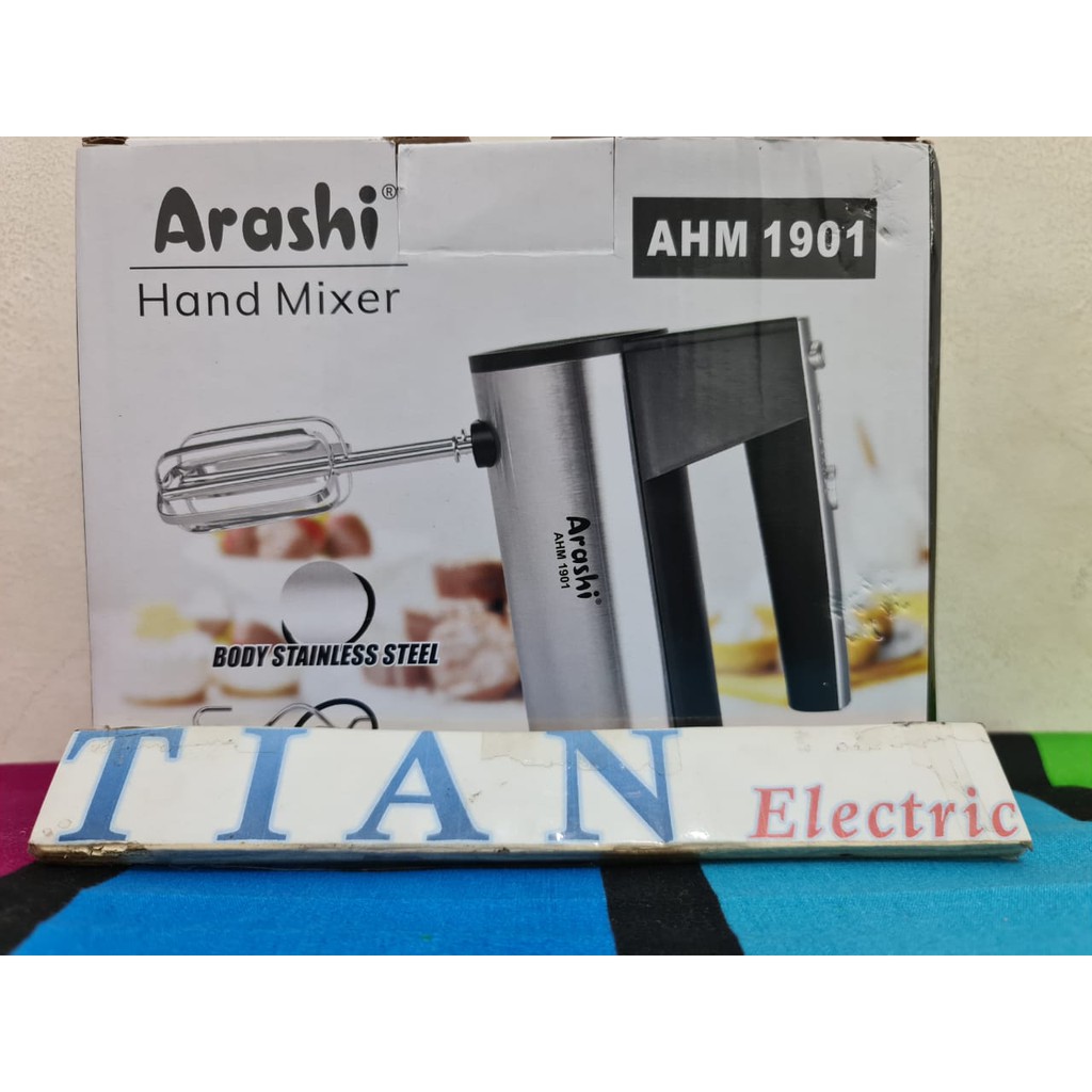 ARASHI AHM-1901 Hand Mixer 190 watt