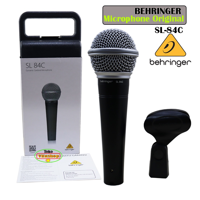 Mic Kabel Behringer SL-84C Microphone Cable Original Mik Asli Jernih