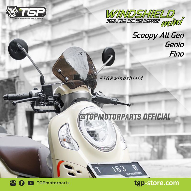 windshield / visor honda SCOOPY GENIO FINO [COD]