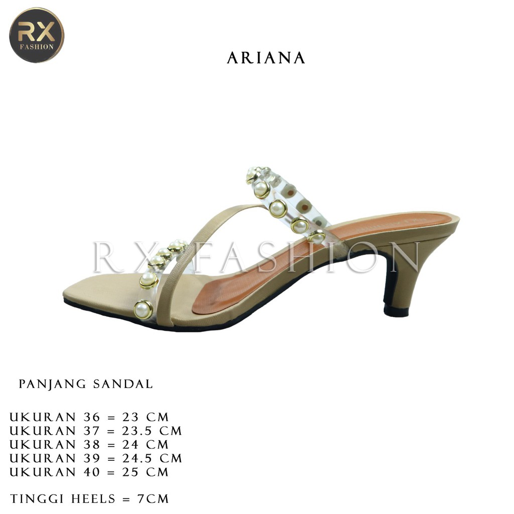 RX FASHION - SENDAL ARIANA HEELS IMPORT - FASHION SENDAL HAK WANITA ***GOOD QUALITY***