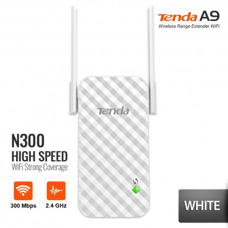 TENDA A9 : SEAMLESS REPEATER / RANGE EXTENDER PENGUAT SIGNA