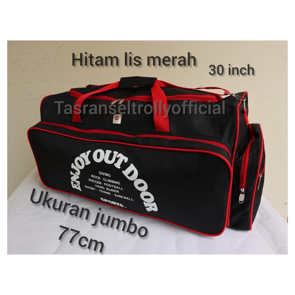 Tas Pakaian Travel Bag Polo Interclub 77cmx30x35 ukuran Jumbo 100%original
