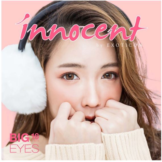 ^ KYRA ^ Innocent Lensa Kontak Contact Lens Big Eyes Plano by Exoticon