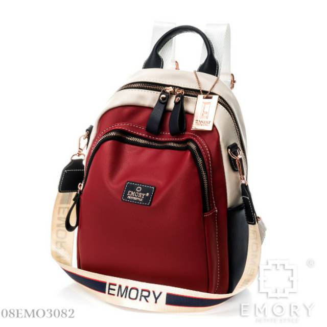 GIBD EMORY Myarna Series 08EMO3082 TAS RANSEL WANITA IMPORT MULTIFUNGSI FASHION BACKPACK SELEMPANG
