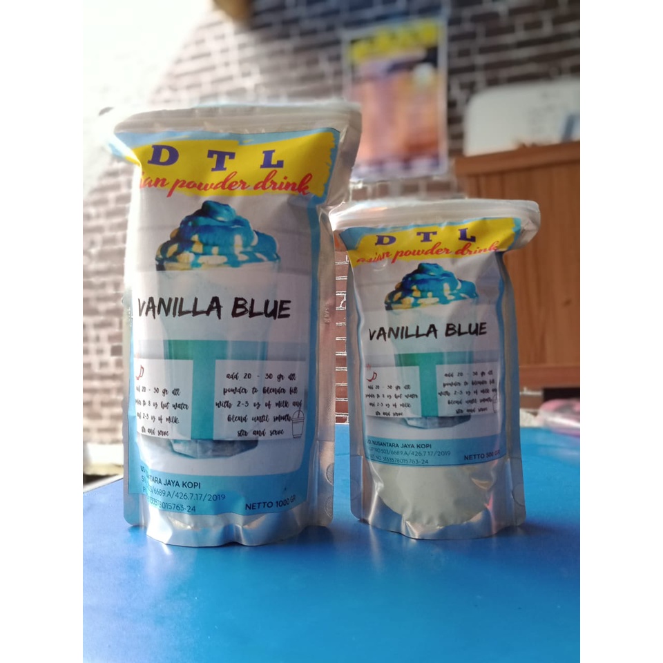 

Bubuk Minuman Vanilla Blue DTL Powder Drink
