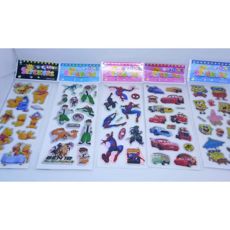 

20PCS STIKER TIMBUL PUTIH(MIX)