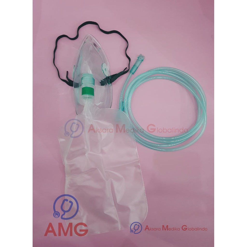 MASKER OKSIGEN COSMOMED DEWASA/ADULT #AMG