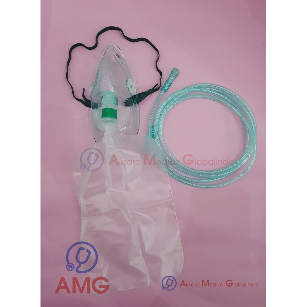 MASKER OKSIGEN COSMOMED DEWASA/ADULT #AMG