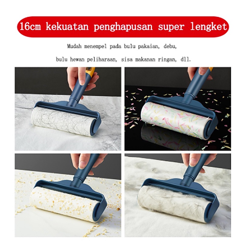 Lint Roller Bulu Kucing Model populer Perangkat penempel rol / TERBARU Lint Roll Sticky Roll Pembersih Bulu Kucing Debu Dibaju / Pakaian Roller Dust Remover