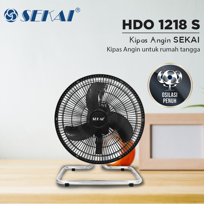 SEKAI Kipas Angin Meja / Kipas Angin Duduk 12 Inch - HDO 1218-S