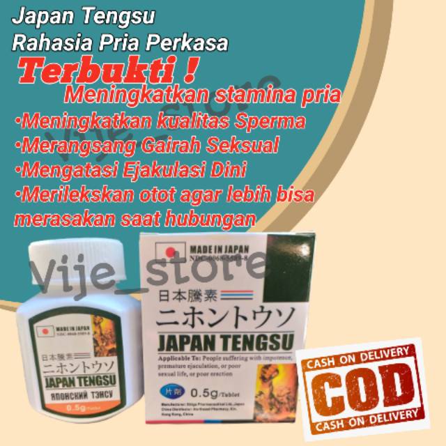 JAPAN TENGSU ASLI OBAT PENAMBAH STAMINA PRIA HERBAL ORIGINAL