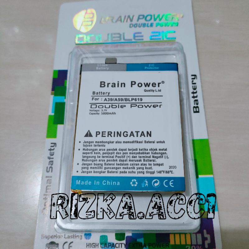Baterai Batre Oppo A39 A57 BLP619 BLP-619 Battery Batrai Batre Hp
