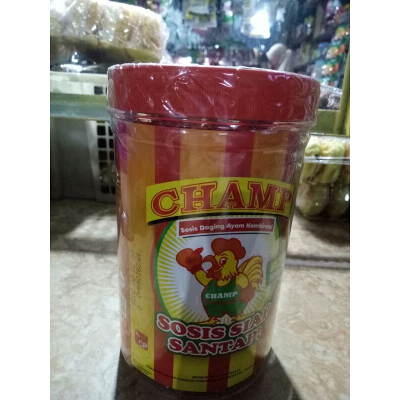 sosis champ. sosis siap di makan. isi 26pcs