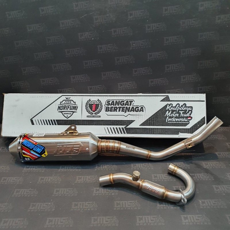 Knalpot Norifumi Gridz Kompetisi Honda CRF 150 Original