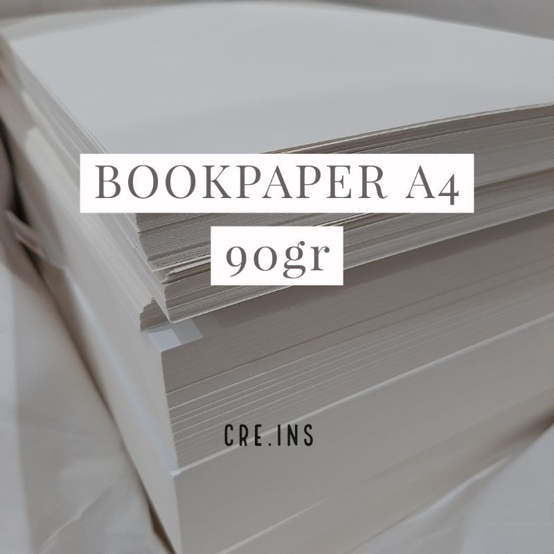 

Bookpaper Lux Cream A4 90gr / 90gsm | 1 rim | 500 Lembar