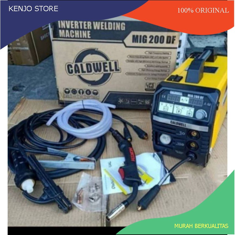 MESIN LAS caldwell MIG 200 DF caldwell Mig200DF TANPA GAS CO GASLESS 200A