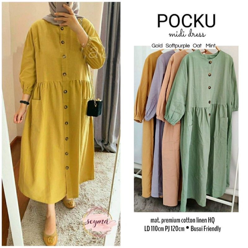 Pocku Midi dress midea