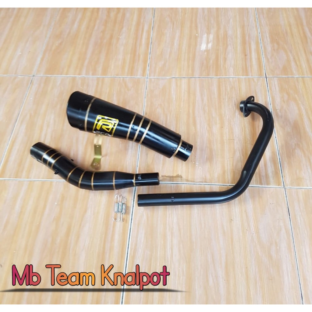 KNALPOT RACING GL PRO - GL MAX - CB 100 R9 H2 RCB BLACK