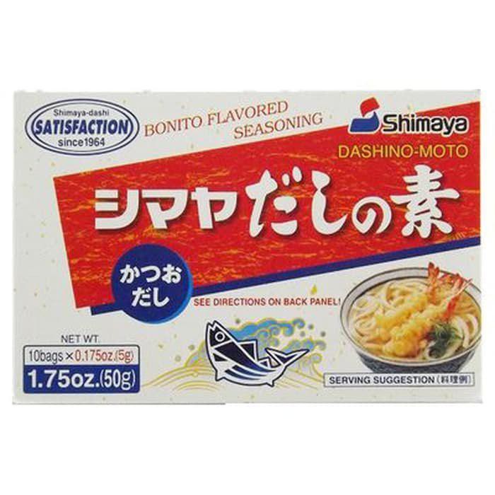 

SHIMAYA Dashi No Moto 50g Kaldu Ikan Jepang Bumbu Bonito Flavored