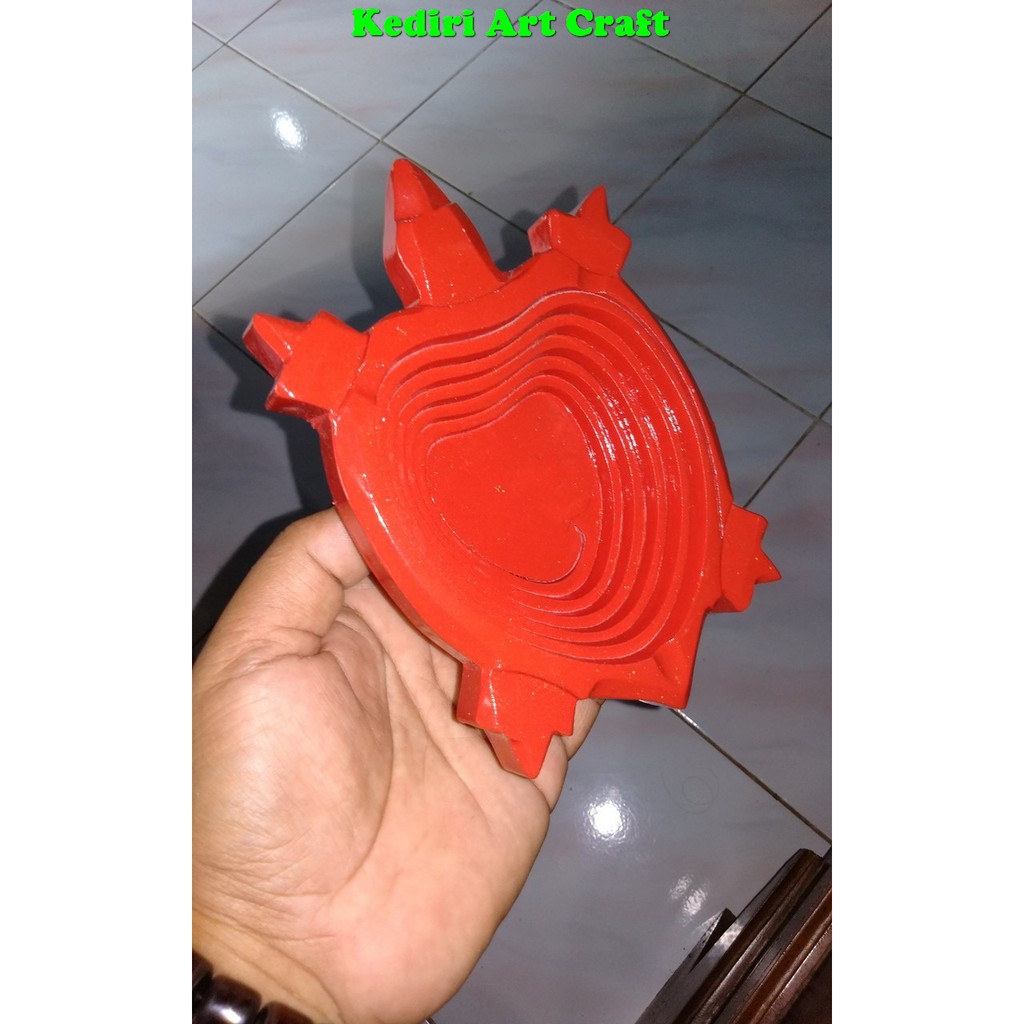 JUAL PRODUK BERGARANSI Asbak Unik KAYU MAHONI Model HEWAN 01 LIKE KEIRI ART CRAFT