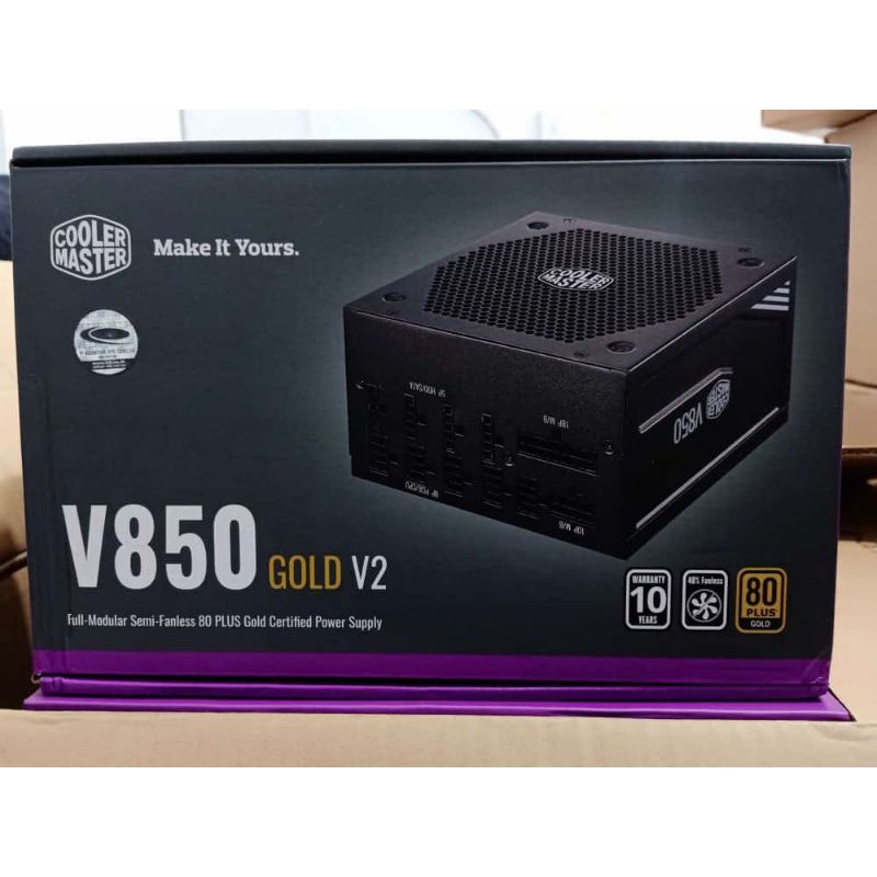 COOLER MASTER V850 GOLD V2 POWER SUPPLY 850W FULL MODULAR 80+ GOLD