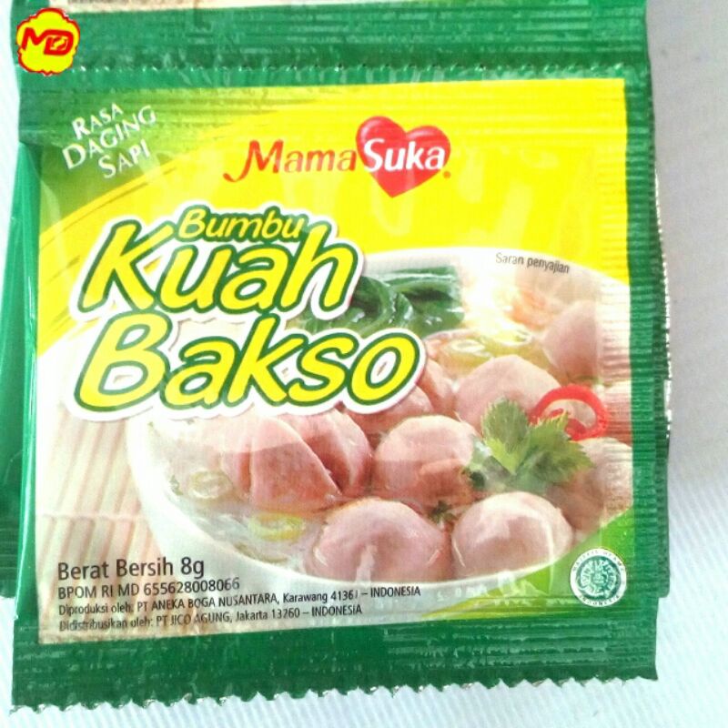 

Mama Suka Kuah Bakso 8 gram Renceng isi 12 sachet