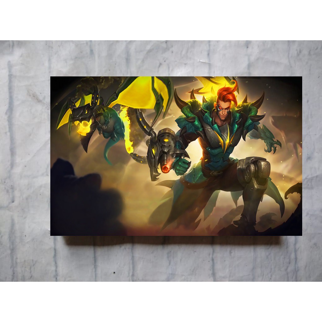 POSTER POSTER Mobile Legends Legend Terlengkap Size A3 Hero CLAUDE Hiasan Dinding Kayu Shopee Indonesia