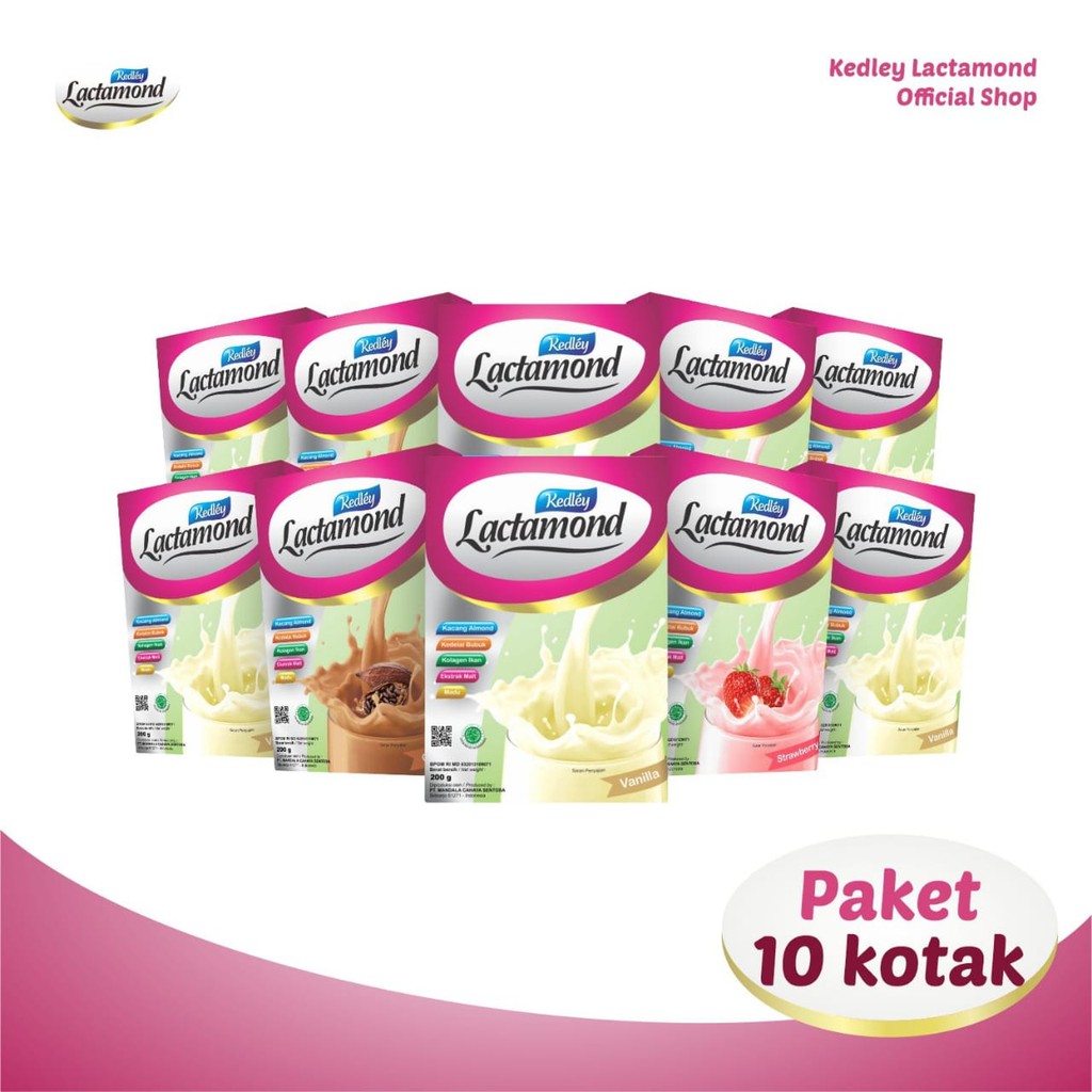 KEDLEY LACTAMOND Paket 10 Box  | Mitra Reseller | Booster ASI