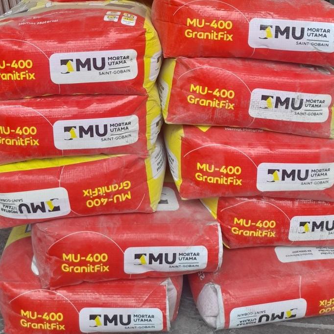 Mortar Utama Mu 400 Perekat Granite & Batu Alam Granitfix Mu400 - 25Kg