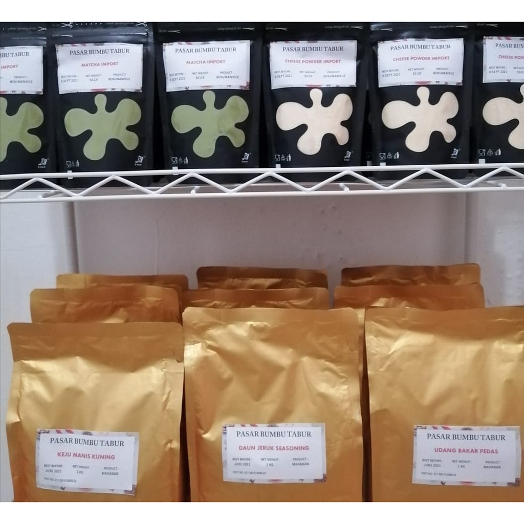 

BUMBU TABUR BUMBU BUAH PEDAS 1 KG BUBUK MAKANAN ENAK MURAH HALAL