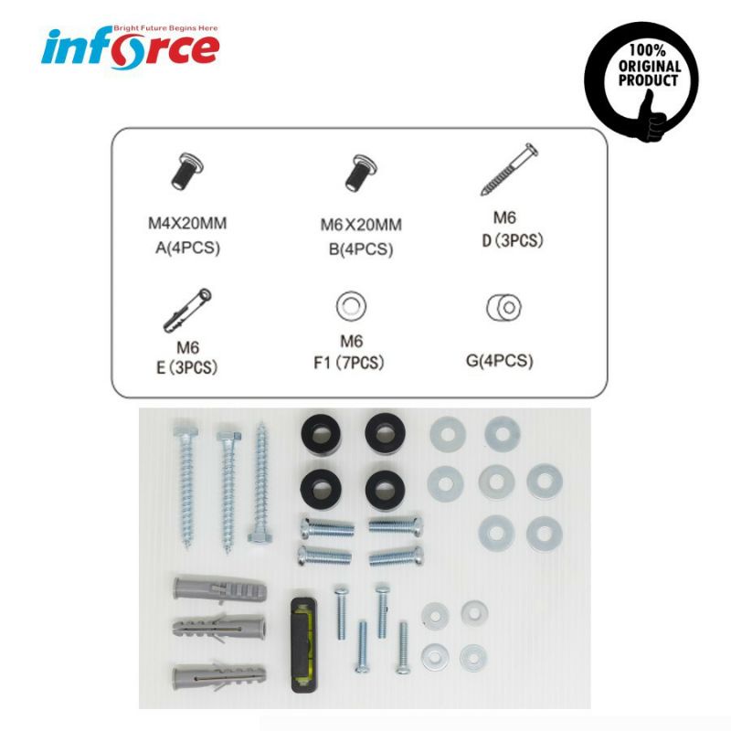 BRAKET TV 17-42&quot; - BRAKET MONITOR 17-42&quot; - BRAKET INFORCE W200CT UNIVERSAL - BRAKET MONITOR - BRAKET TELEVISI SEGALA MERK TIPE UNIVERSAL