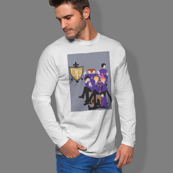 Tshirt Ouran High School Kaos Tangan Panjang