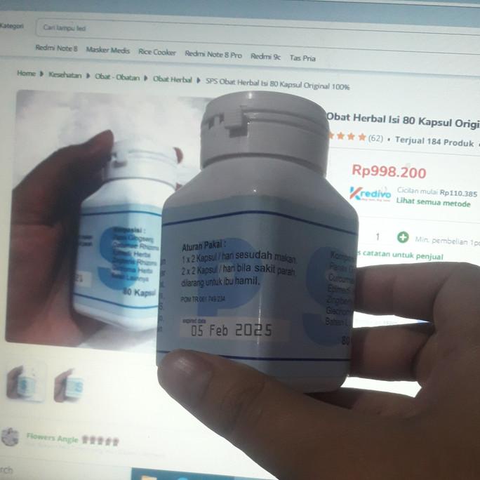 SPS Obat Herbal Isi 80 Kapsul Original 100%