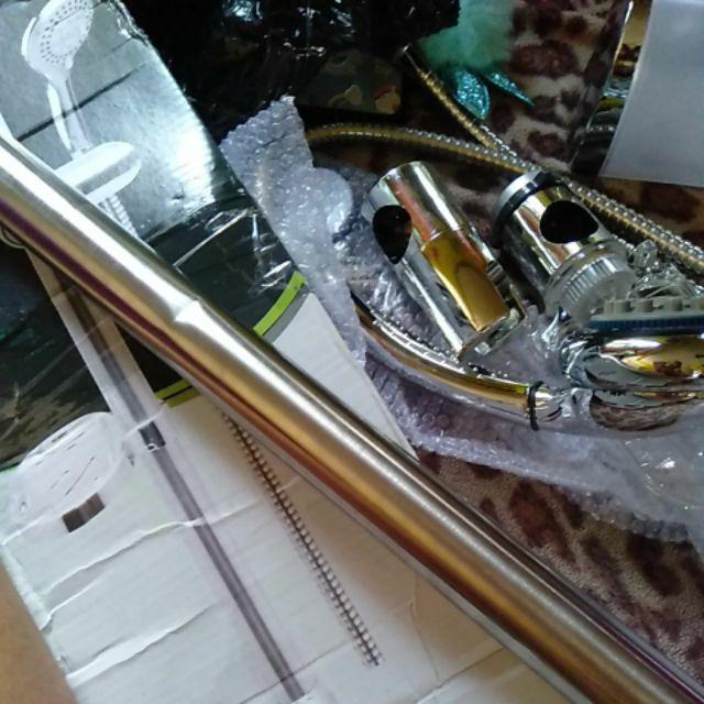 Shower Tiang Stainless + Tempat Sabun Promo