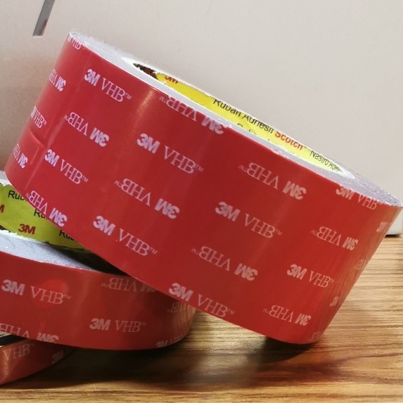 

perekat-pengikat- double tape 3m vhb merah-perekat original 3m 24mm x 4,5mtr - 24mm x 4,5mtr