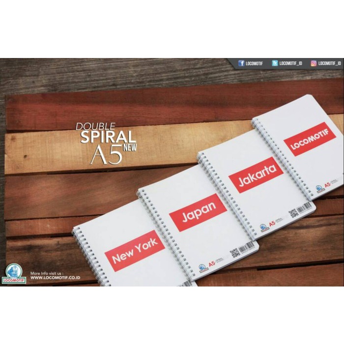 

Segera Miliki City Double Spiral A5 80 Lbr Sheets - Buku Tulis Memo Garis Jakarta Hemat